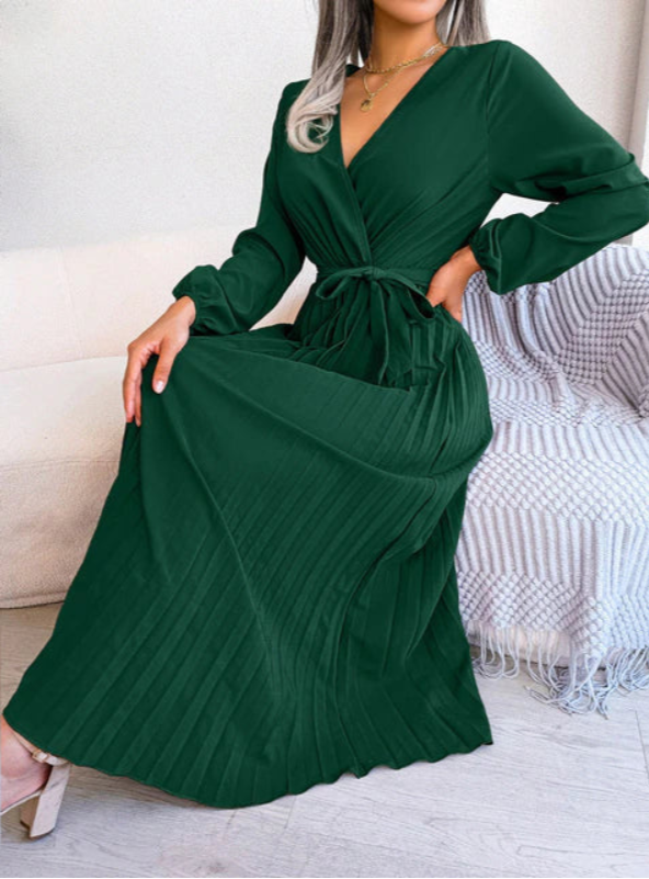 Tiffany | Plissee Kleid Festlich
