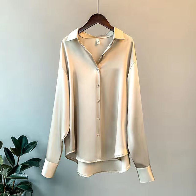 Leonie | Satin Hemd Für Frauen
