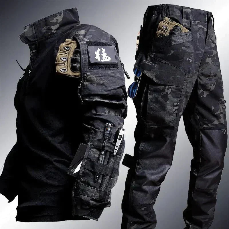 Jannus | Streetwear Herbst Tactical Anzug Set Für Männer