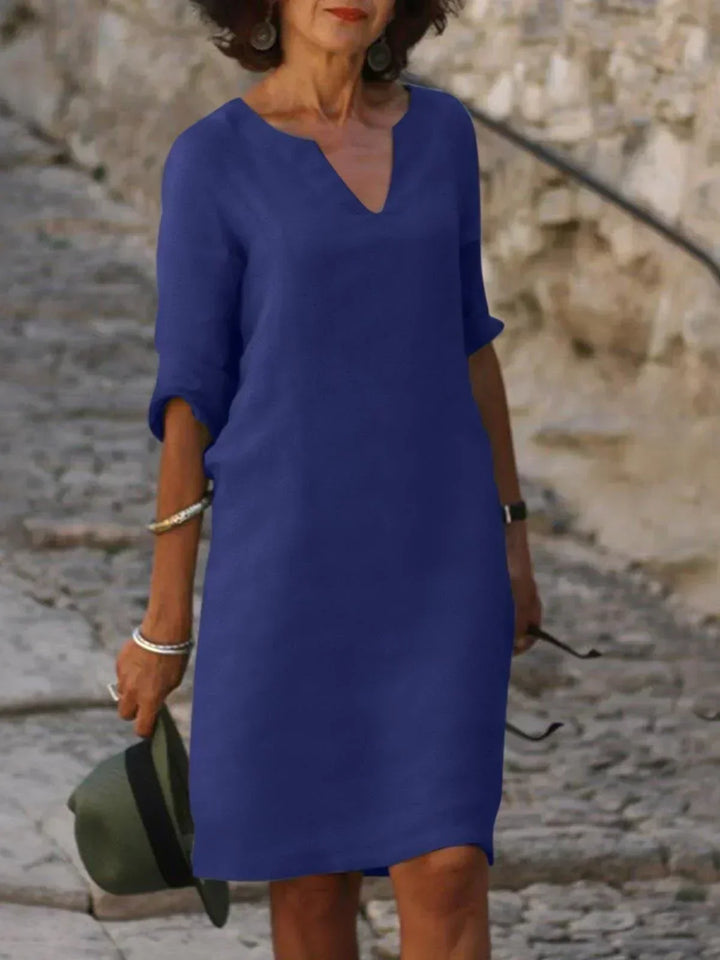 Rositta | Elegantes Kleid mit V-Ausschnitt