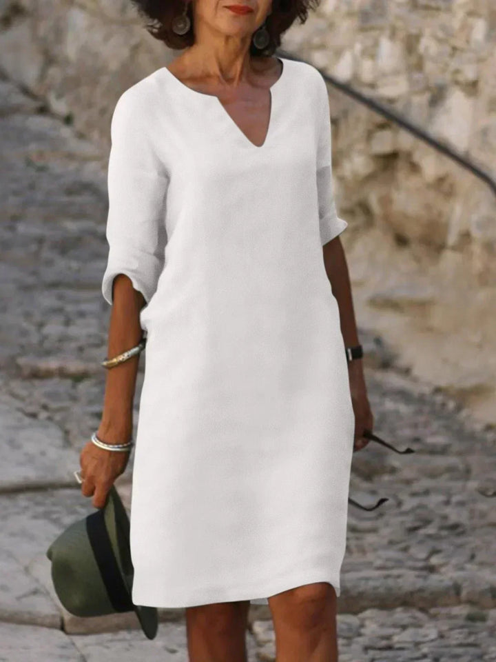 Rositta | Elegantes Kleid mit V-Ausschnitt