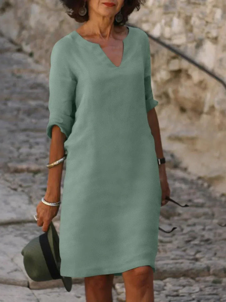 Rositta | Elegantes Kleid mit V-Ausschnitt