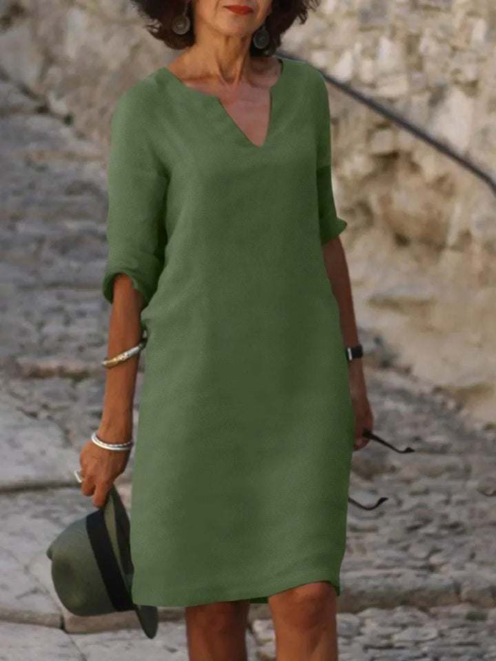 Rositta | Elegantes Kleid mit V-Ausschnitt