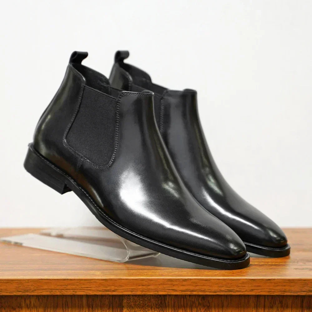 Simon | Raffinierte Chelsea-Stiefel aus Leder