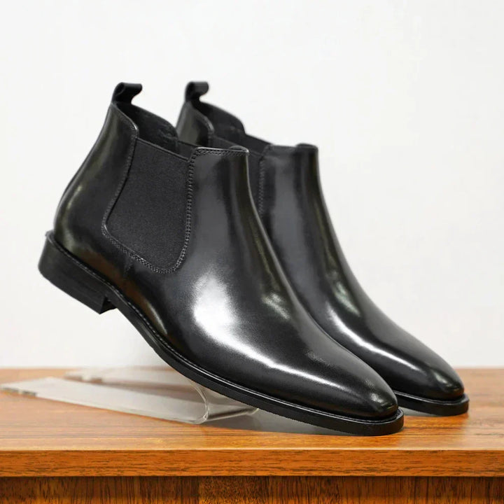 Simon | Raffinierte Chelsea-Stiefel aus Leder