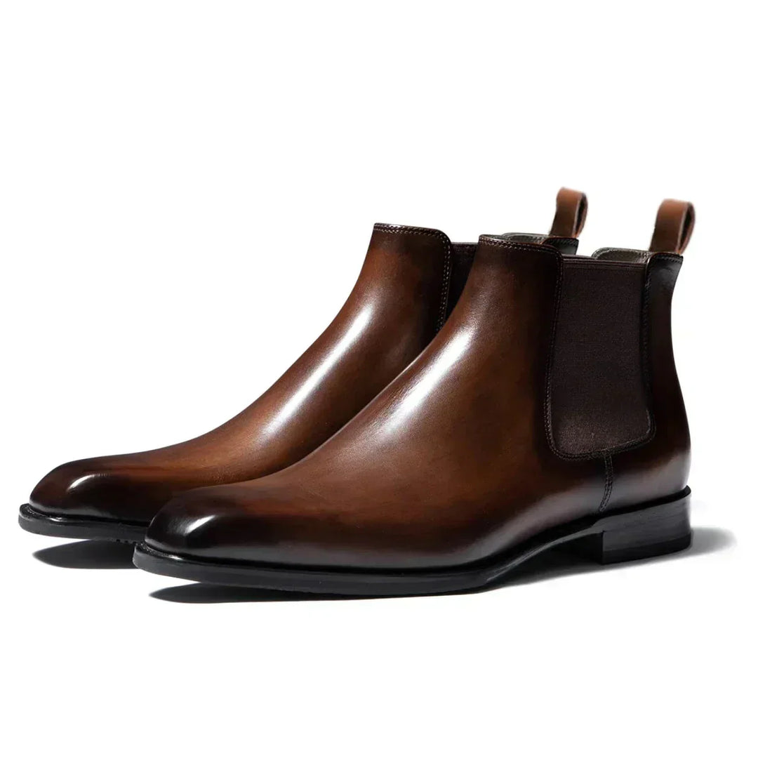 Simon | Raffinierte Chelsea-Stiefel aus Leder