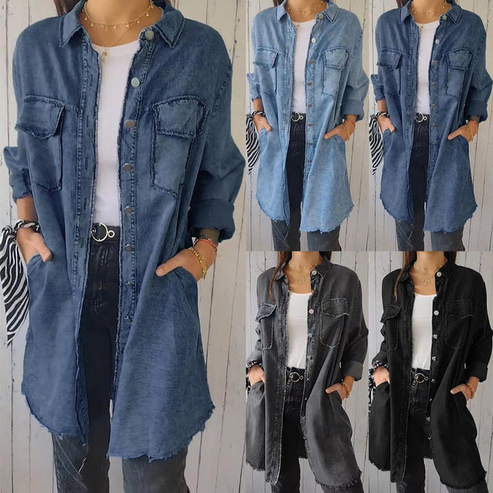 Deanna |  Übergroßes Jeanshemd