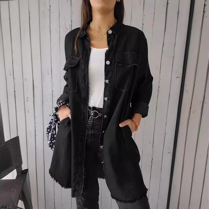 Deanna |  Übergroßes Jeanshemd