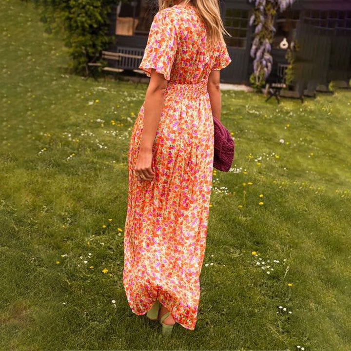 Rheanne | Sommerkleid mit V-Ausschnitt