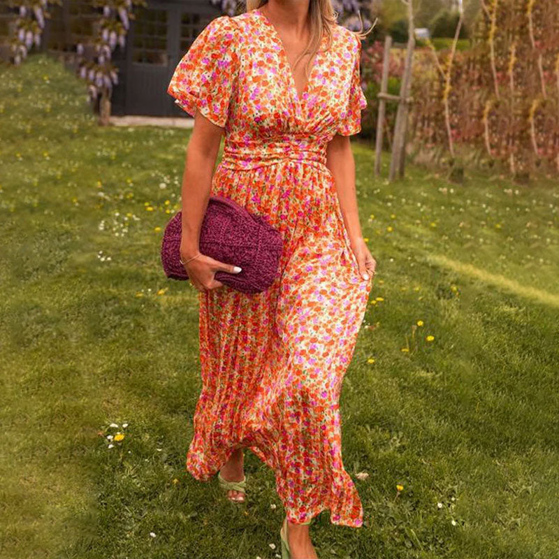 Rheanne | Sommerkleid mit V-Ausschnitt