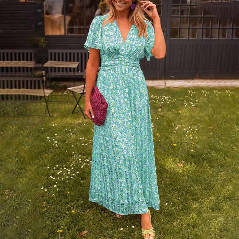 Rheanne | Sommerkleid mit V-Ausschnitt