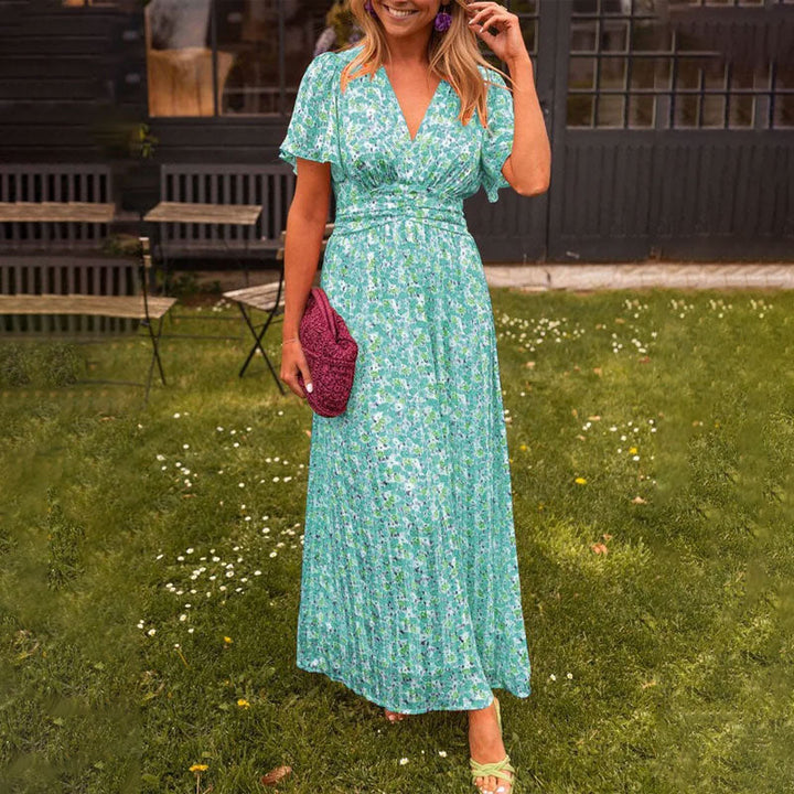 Rheanne | Sommerkleid mit V-Ausschnitt
