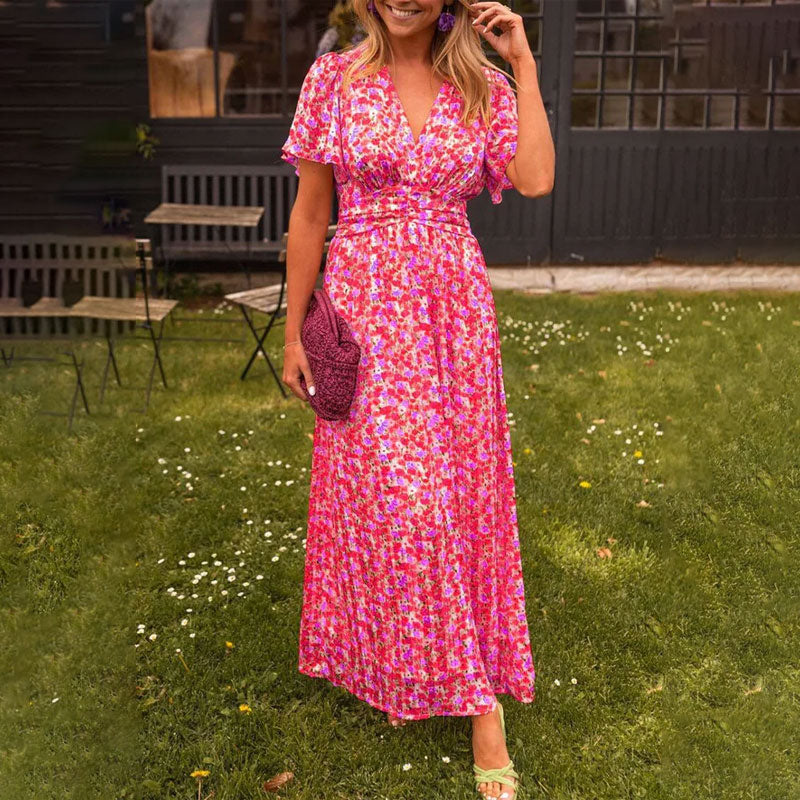 Rheanne | Sommerkleid mit V-Ausschnitt