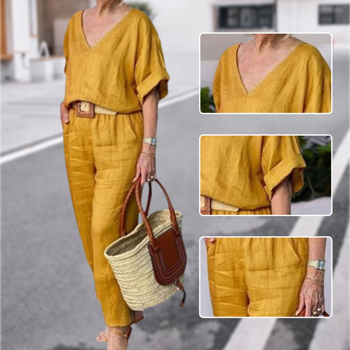 Khloe | Luxuriöses Lässiges 2-Teiliges Outfit