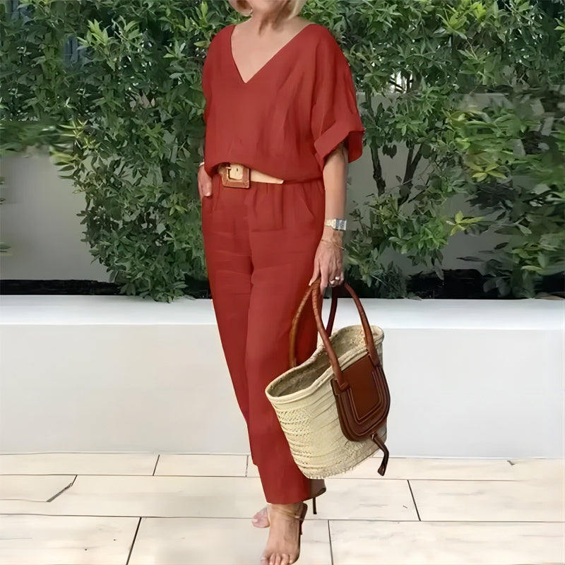 Khloe | Luxuriöses Lässiges 2-Teiliges Outfit