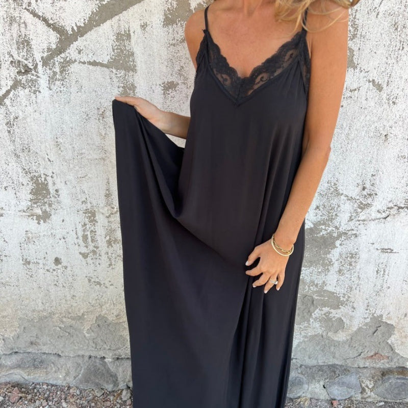 Roena | Elegantes V-Ausschnitt Kleid