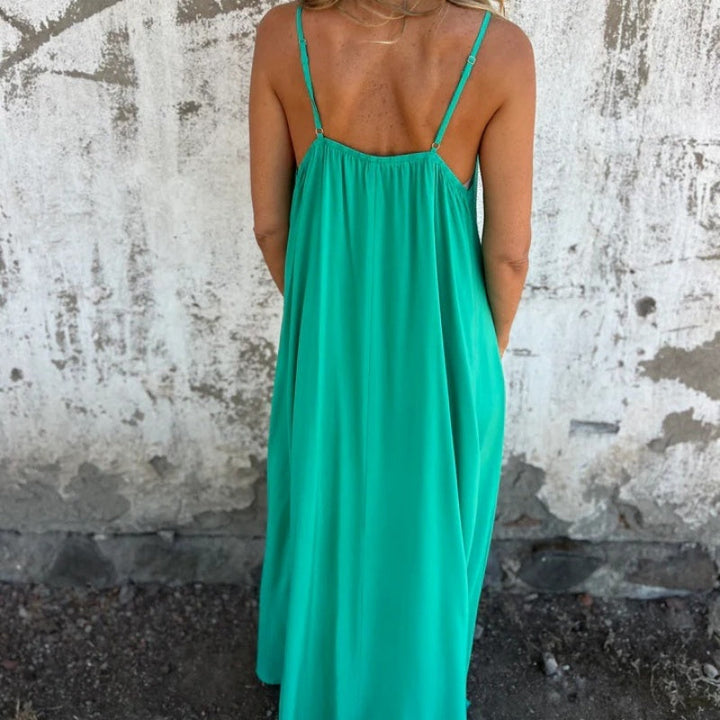 Roena | Elegantes V-Ausschnitt Kleid