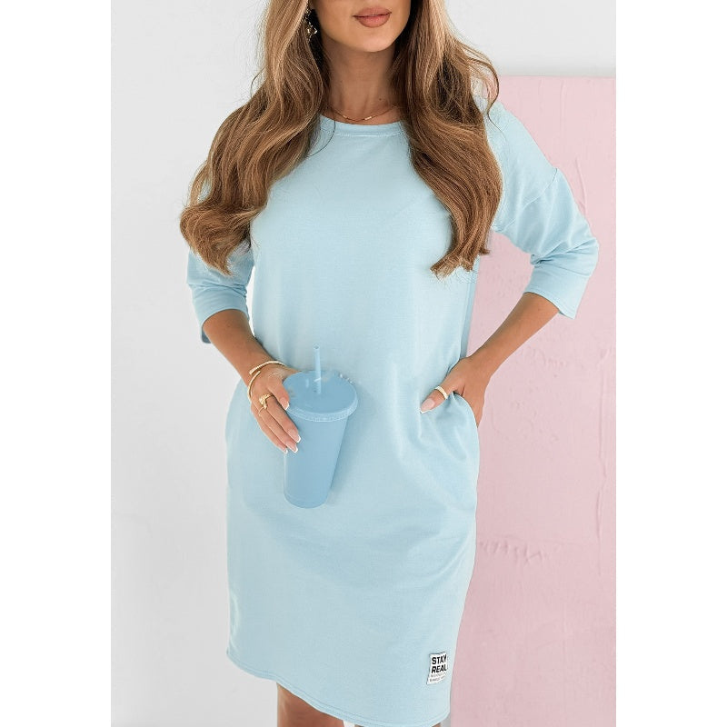 Jamie | Kleid mit 3/4-Ärmeln und Taschen