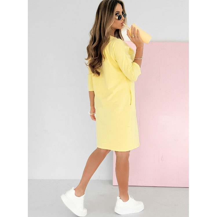 Jamie | Kleid mit 3/4-Ärmeln und Taschen