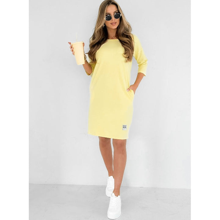Jamie | Kleid mit 3/4-Ärmeln und Taschen