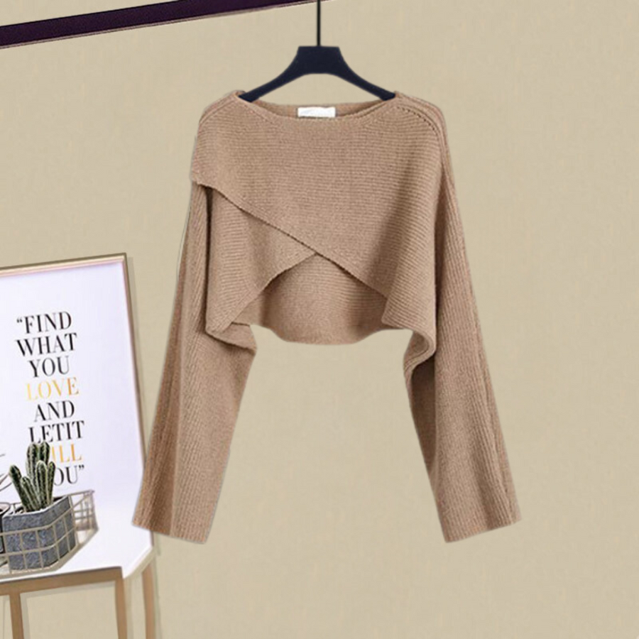 Godela | Elegantes Strickkleid Set