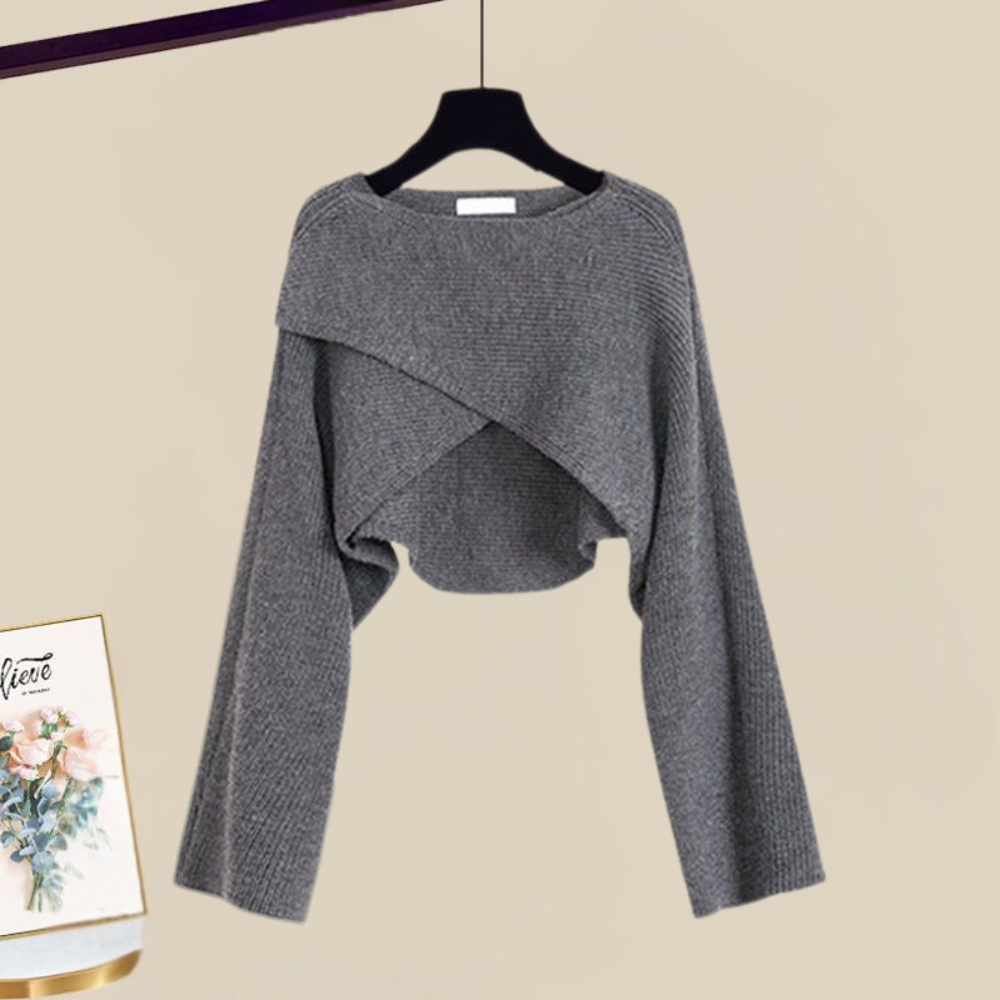 LENI - Stilvolles Strickkleid-Set