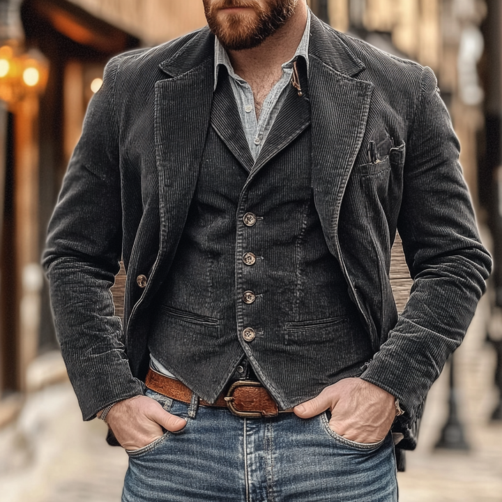 Declan | Vintage-Blazer mit Weste