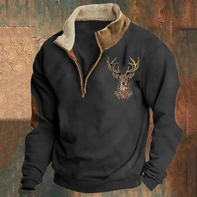 Salvatore | Pullover mit Viertel-Reißverschluss
