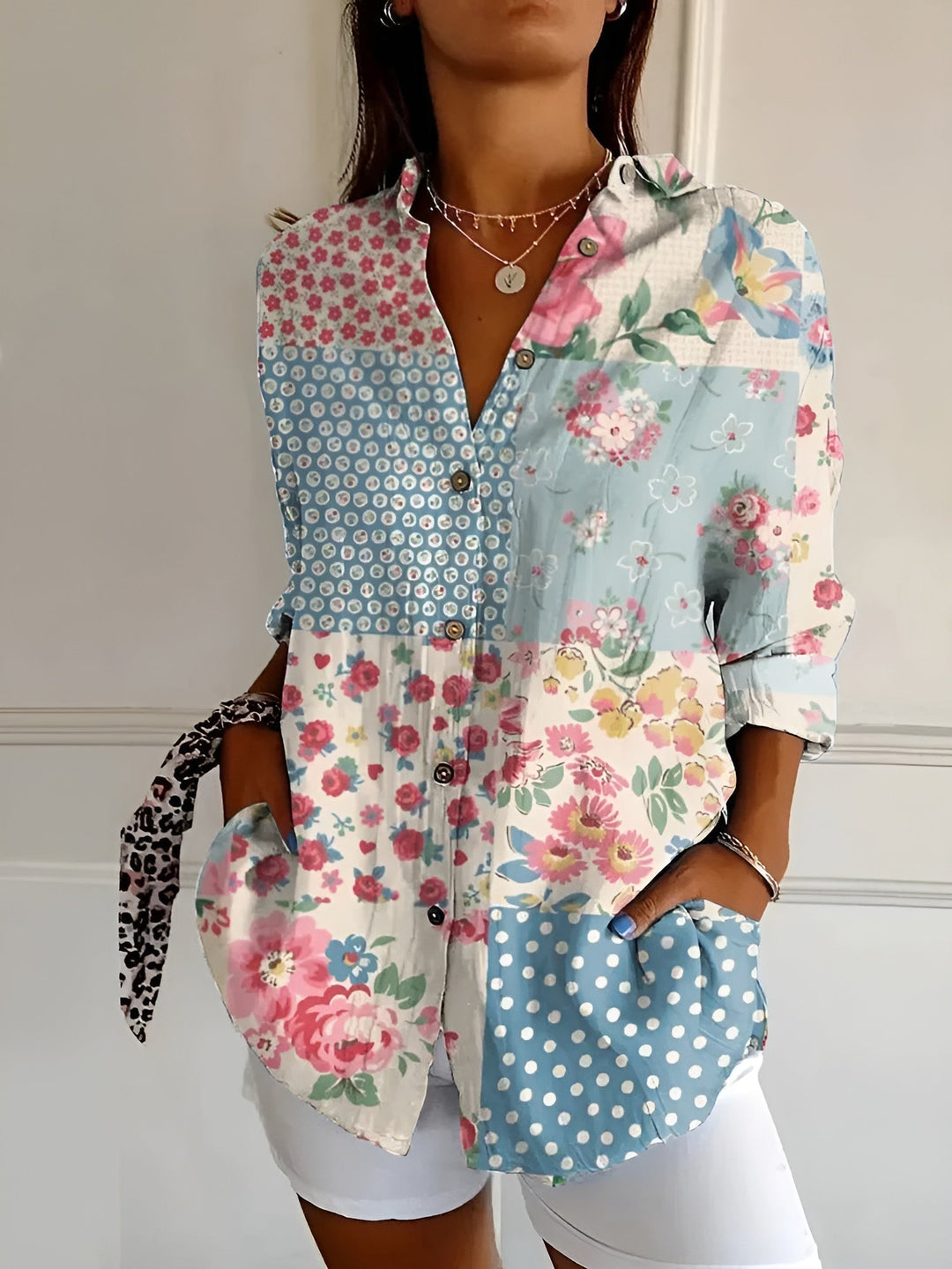 Clare | Schicke Bluse mit verspielten Drucken