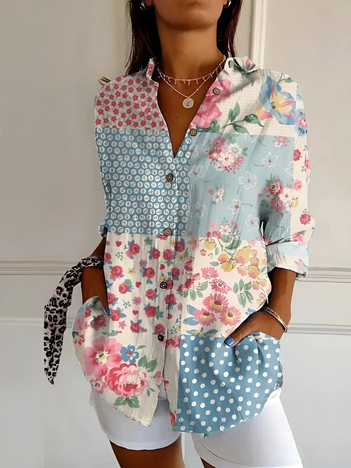 Clare | Schicke Bluse mit verspielten Drucken