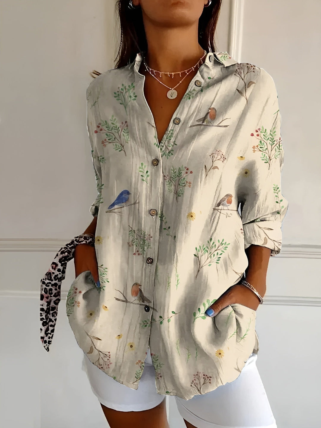Clare | Schicke Bluse mit verspielten Drucken