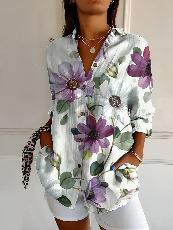 Clare | Schicke Bluse mit verspielten Drucken