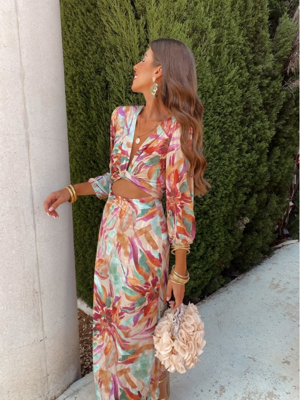 Elena | Elegantes Kleid mit Cut-Out
