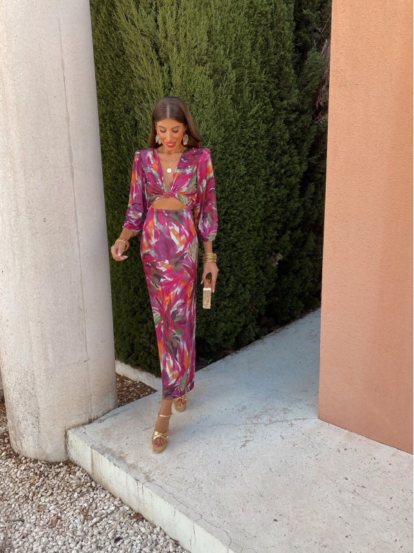 Elena | Elegantes Kleid mit Cut-Out