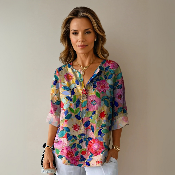 Ivanna | Schicke Bluse mit Blumenmuster
