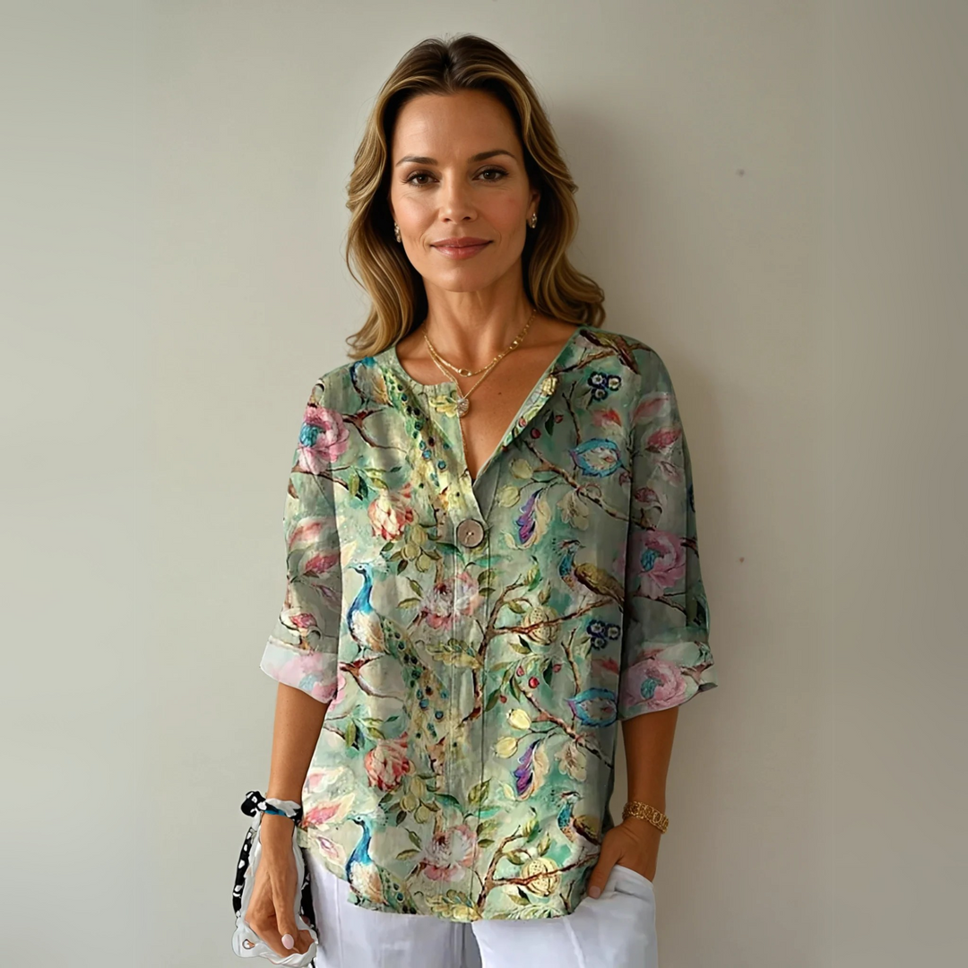 Ivanna | Schicke Bluse mit Blumenmuster