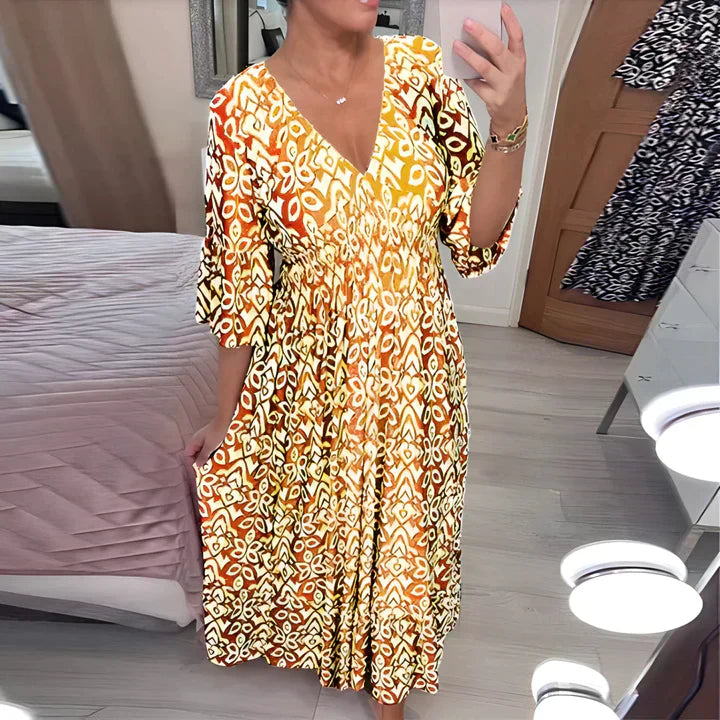 Brylee | Luftiges Sommerkleid mit V-Ausschnitt