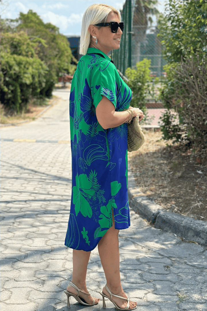 Augusta | Kleid mit Blumenmuster